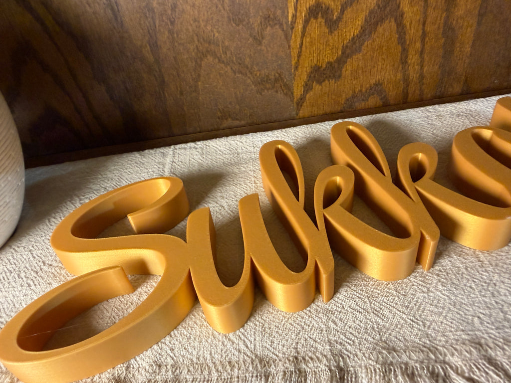 Sukkot Freestanding Sign Decor | Sukkot Feast Days Feastdays Table Mantle Bookshelf Decor | 3D Name Sign Decor | Jewish Home Decor