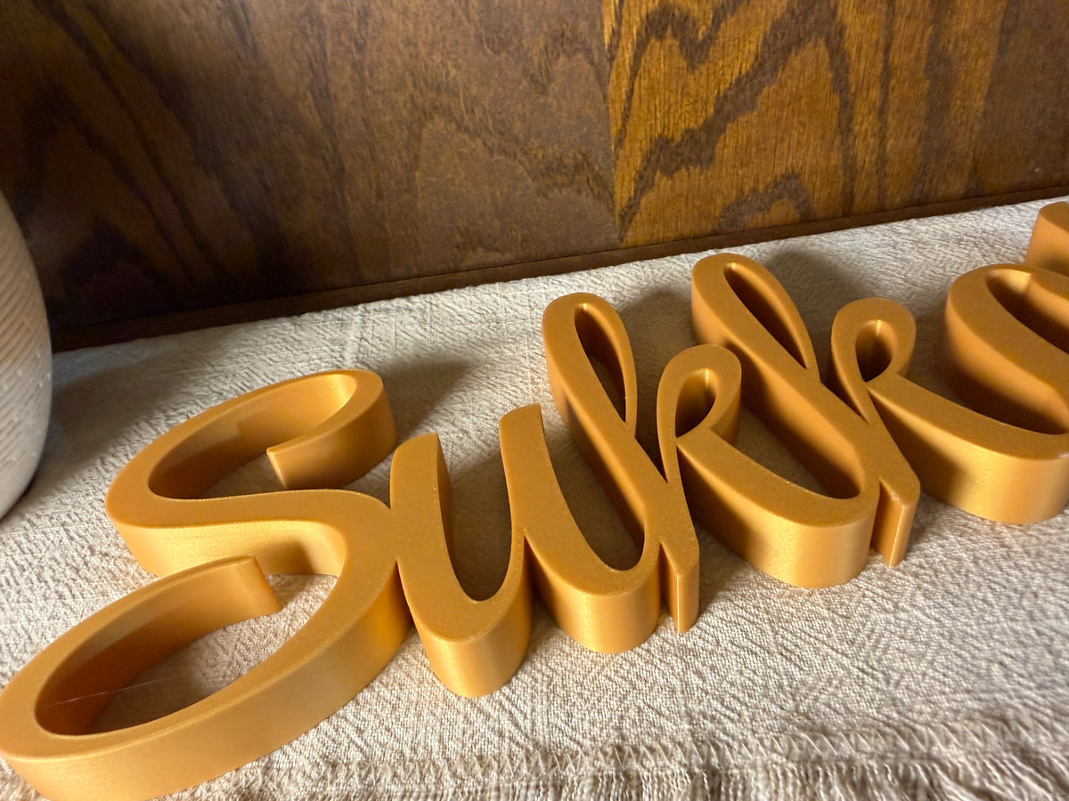 Sukkot Freestanding Sign Decor | Sukkot Feast Days Feastdays Table Mantle Bookshelf Decor | 3D Name Sign Decor | Jewish Home Decor