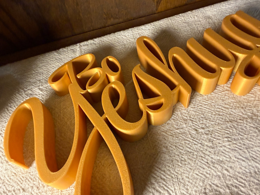 Bo Yeshua Bo Freestanding Sign Decor