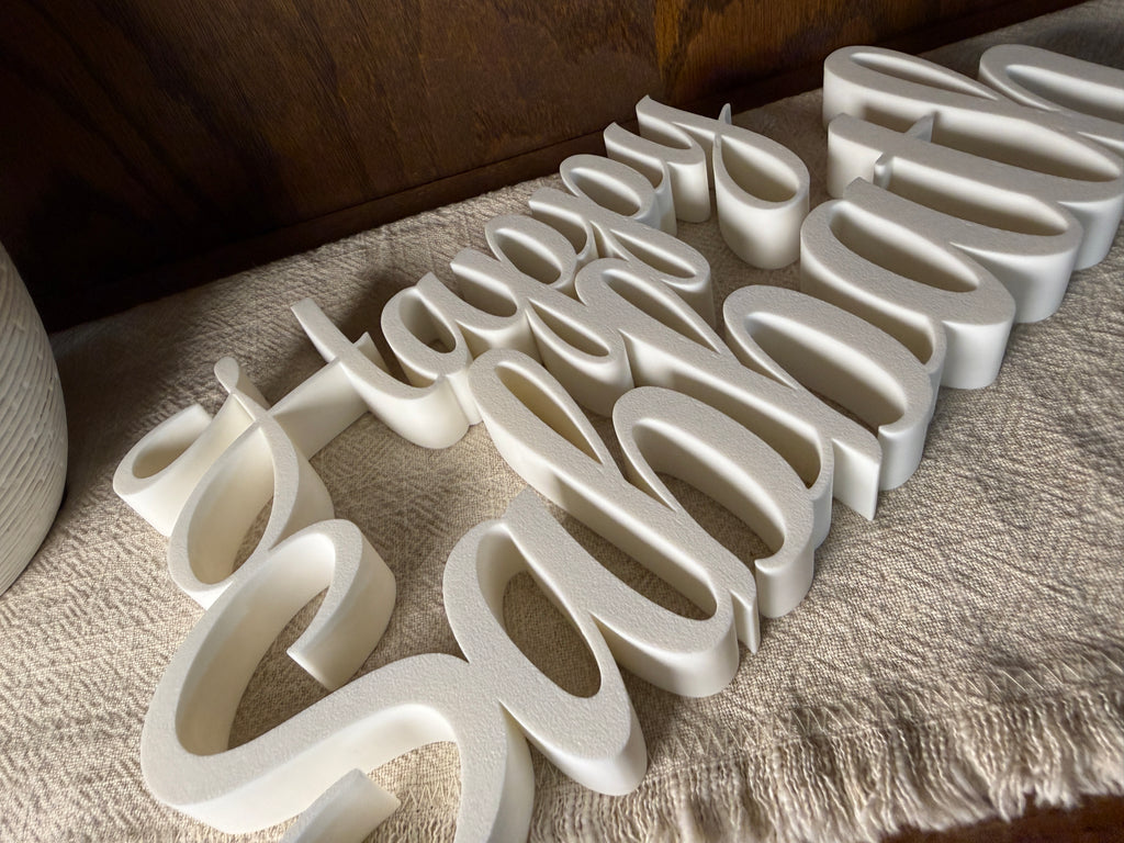 Happy Sabbath Freestanding Sign Decor