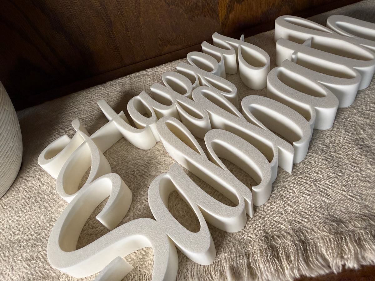 Happy Sabbath Freestanding Sign Decor