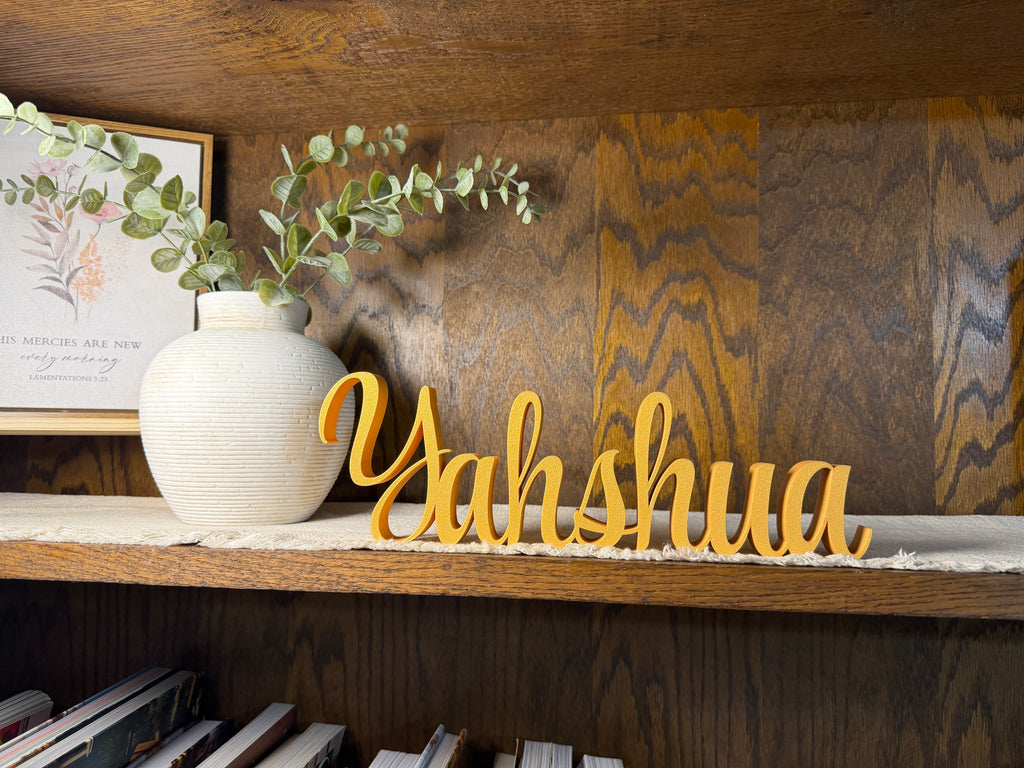 Yahshua Freestanding Sign Decor