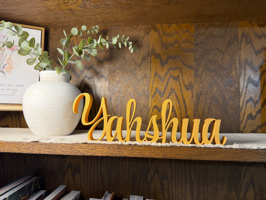 Yahshua Freestanding Sign Decor