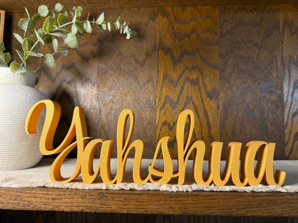 Yahshua Freestanding Sign Decor