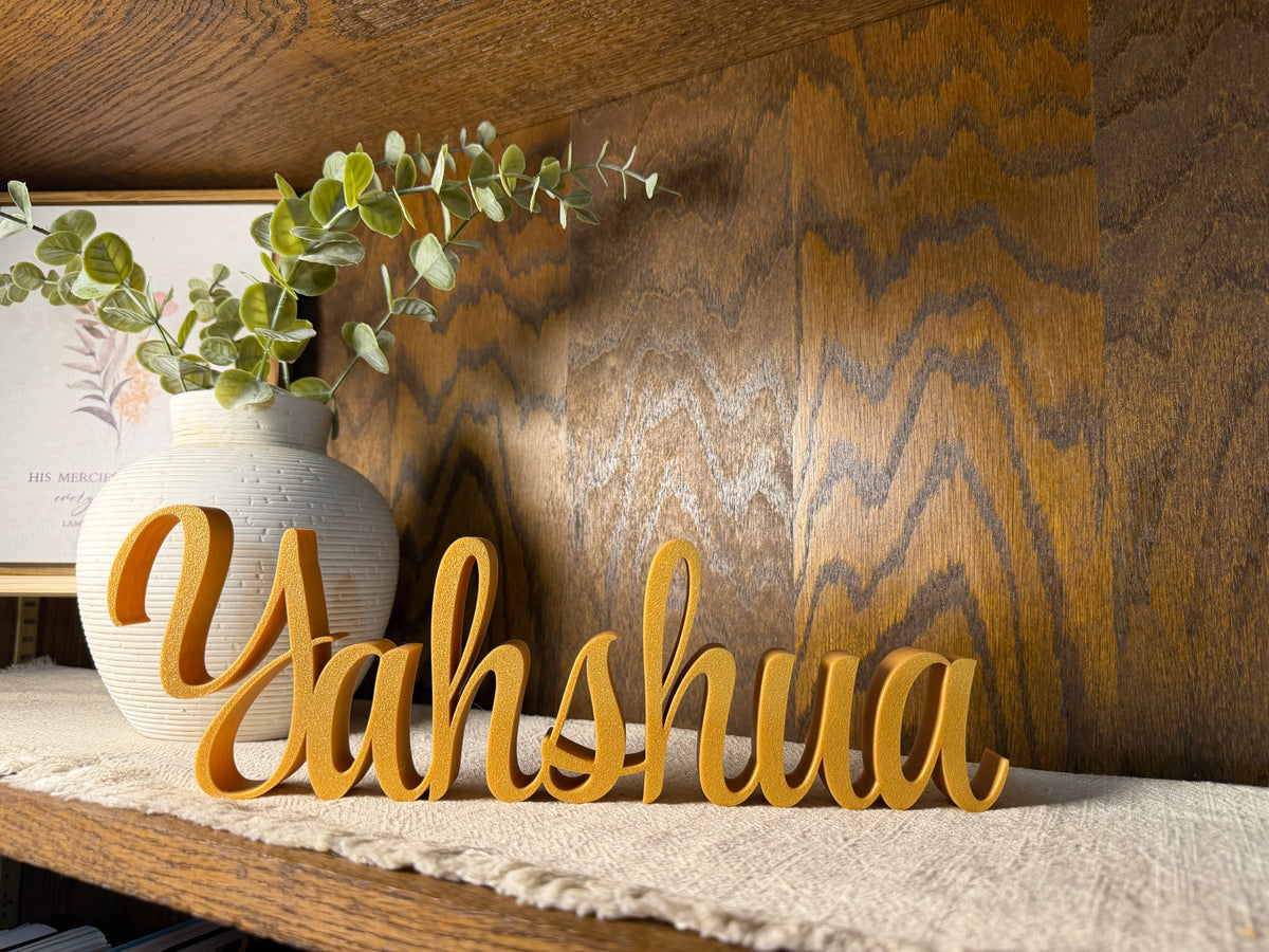 Yahshua Freestanding Sign Decor