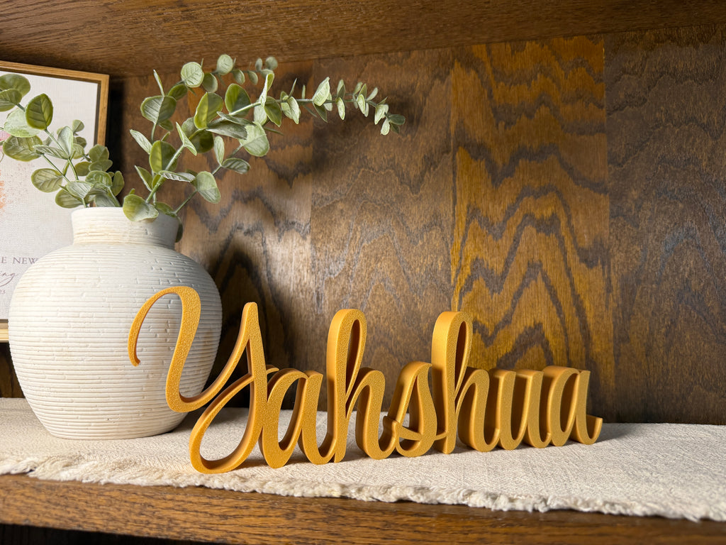Yahshua Freestanding Sign Decor