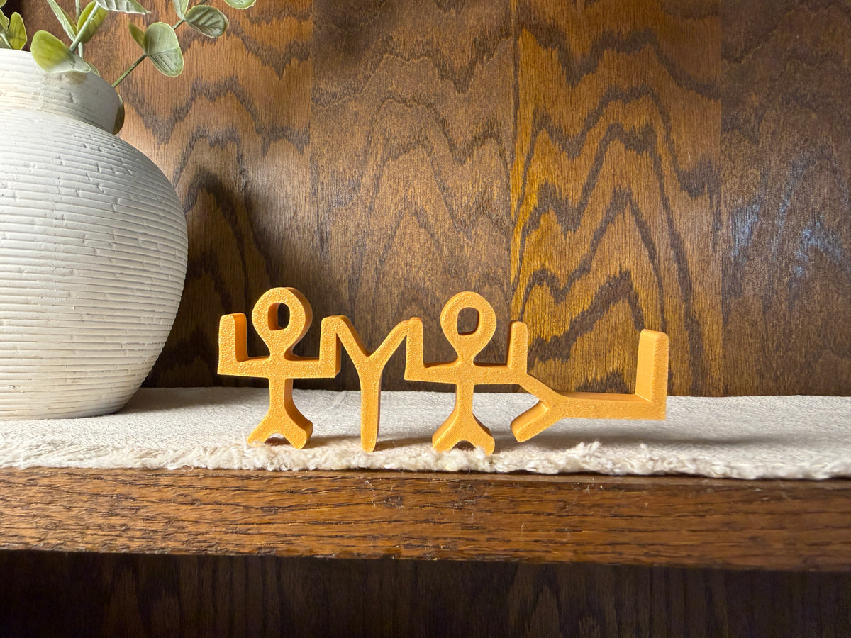 YHWH Paleo Hebrew Freestanding Sign Decor