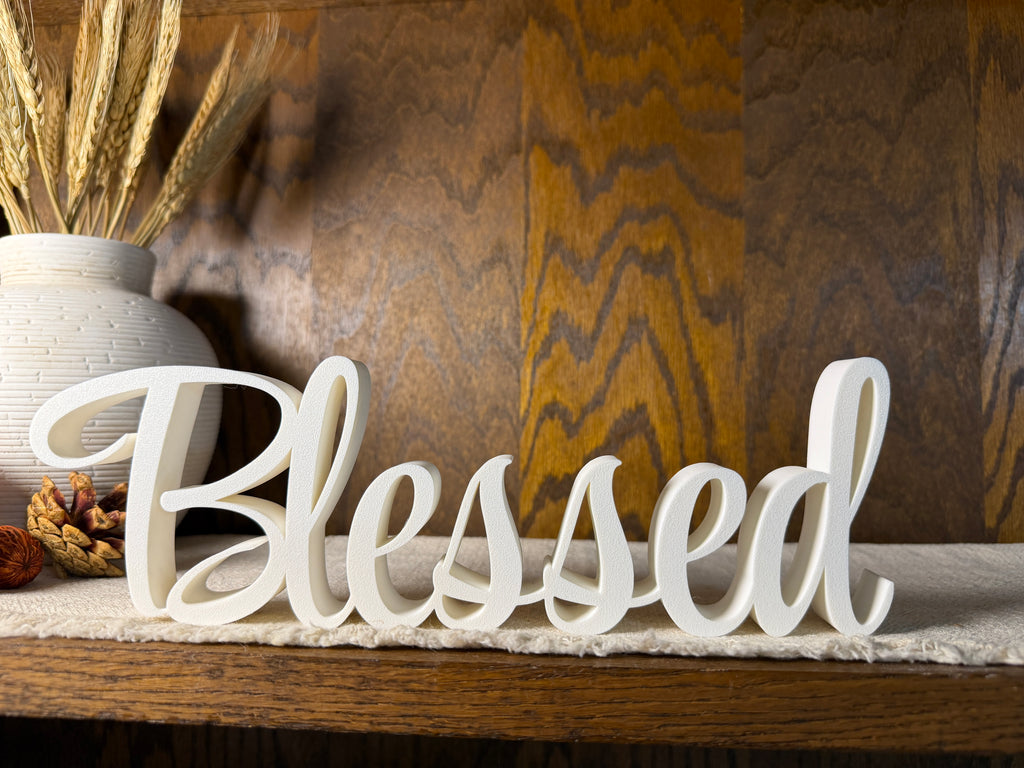 Blessed Freestanding Sign Decor
