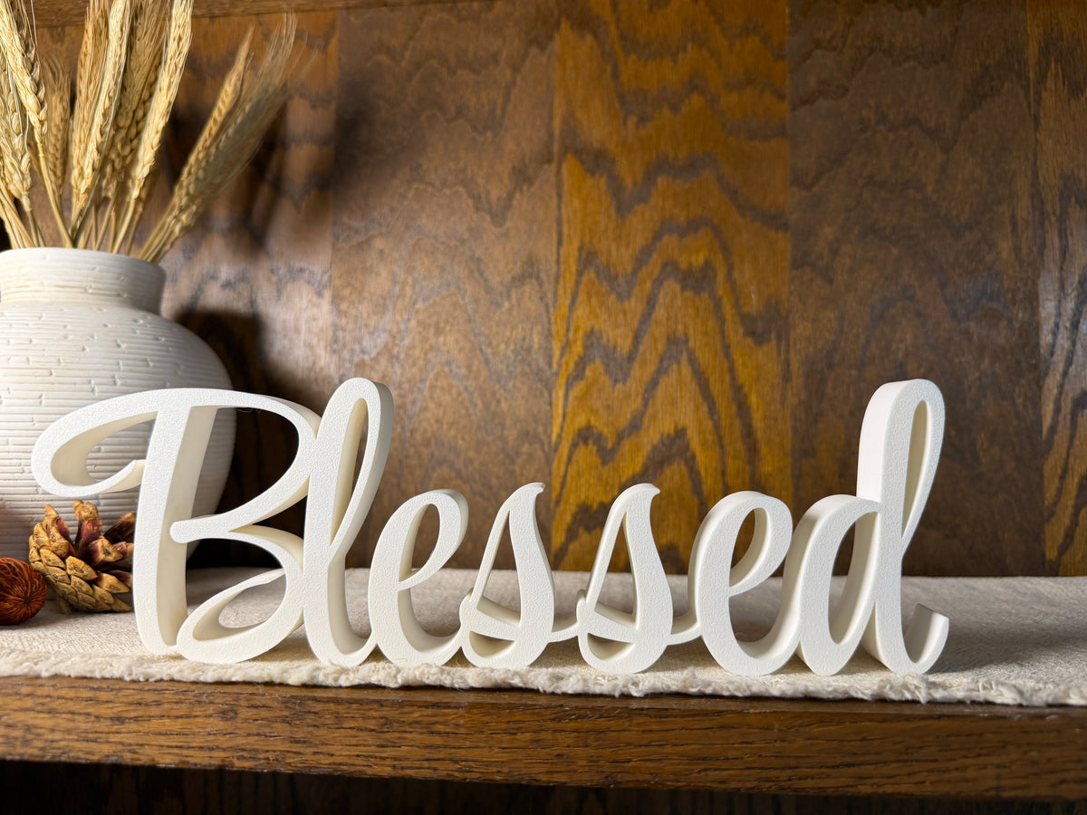 Blessed Freestanding Sign Decor