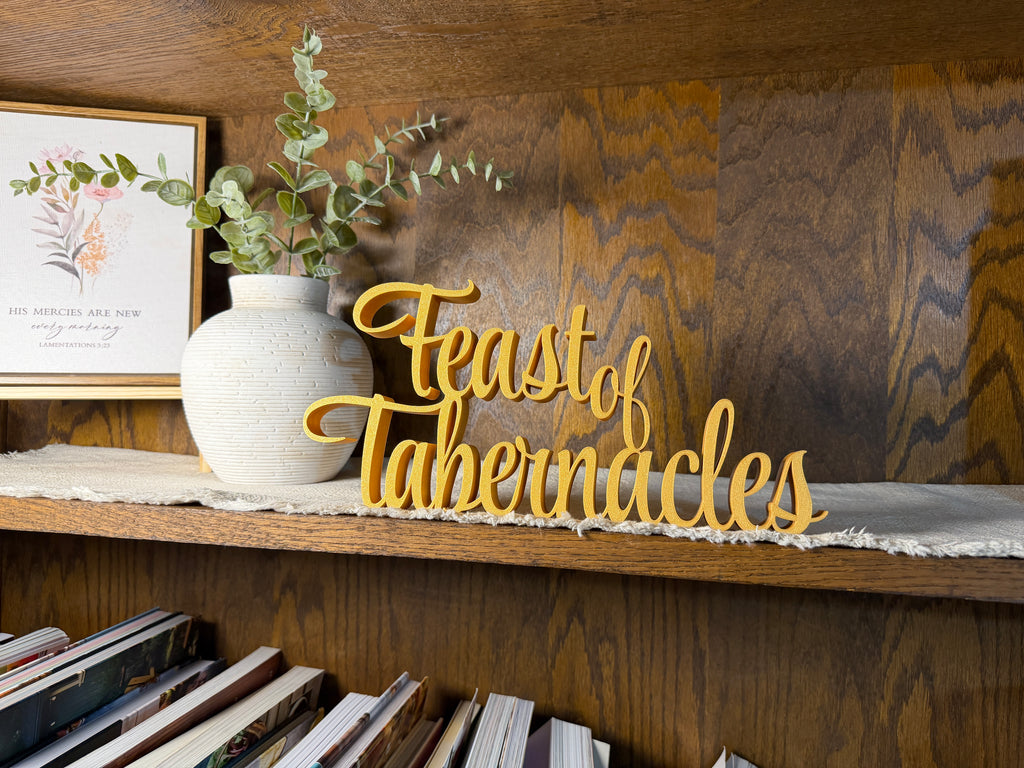 Feast of Tabernacles Freestanding Sign Decor