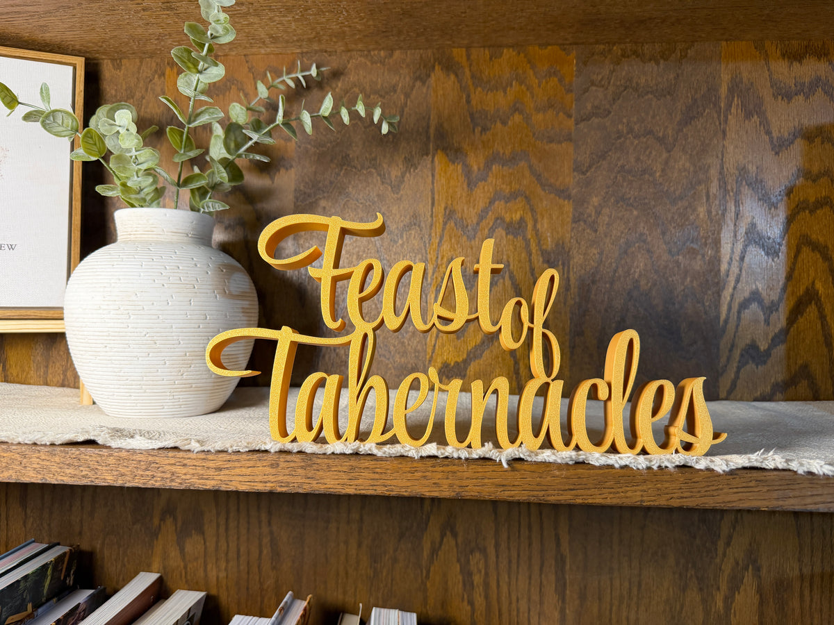 Feast of Tabernacles Freestanding Sign Decor