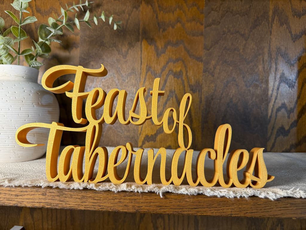 Feast of Tabernacles Freestanding Sign Decor