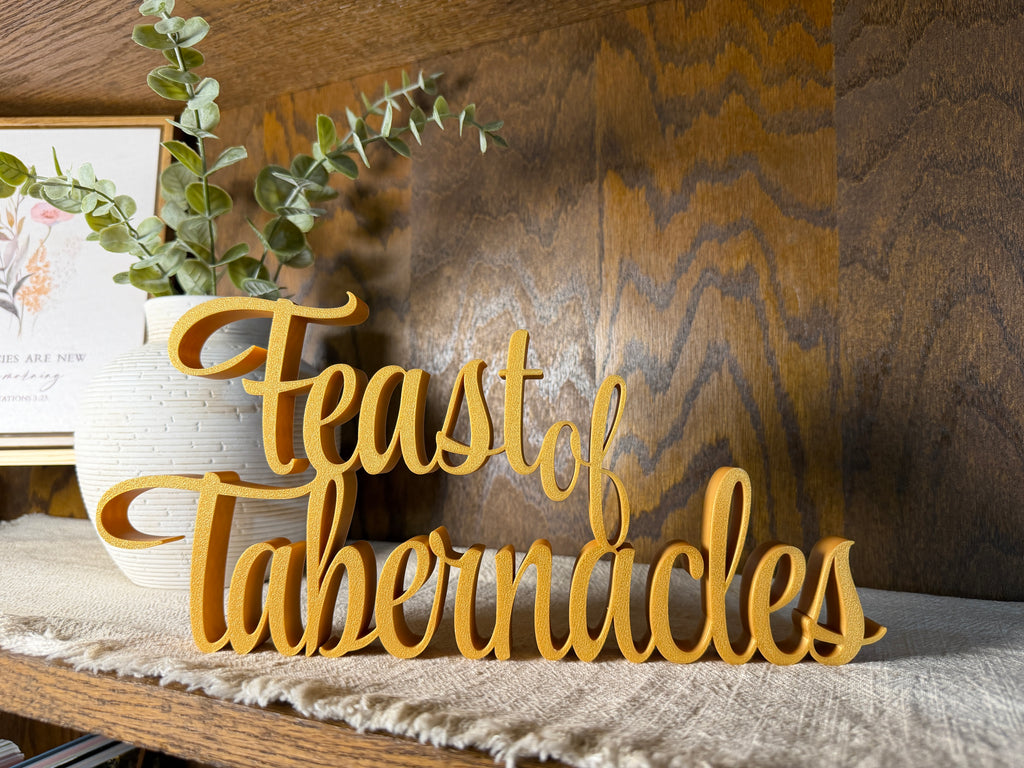 Feast Days Moedim Freestanding Sign Decor | English Feast Days Bundle