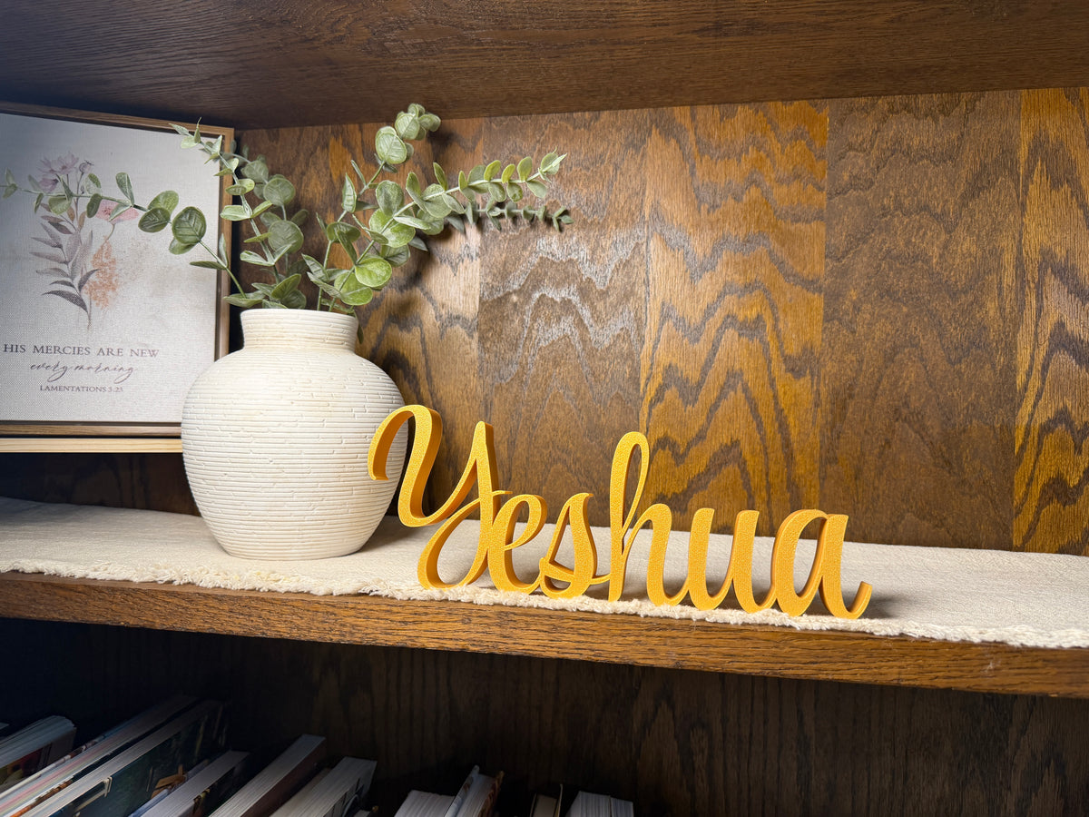 Yeshua Freestanding Sign Decor