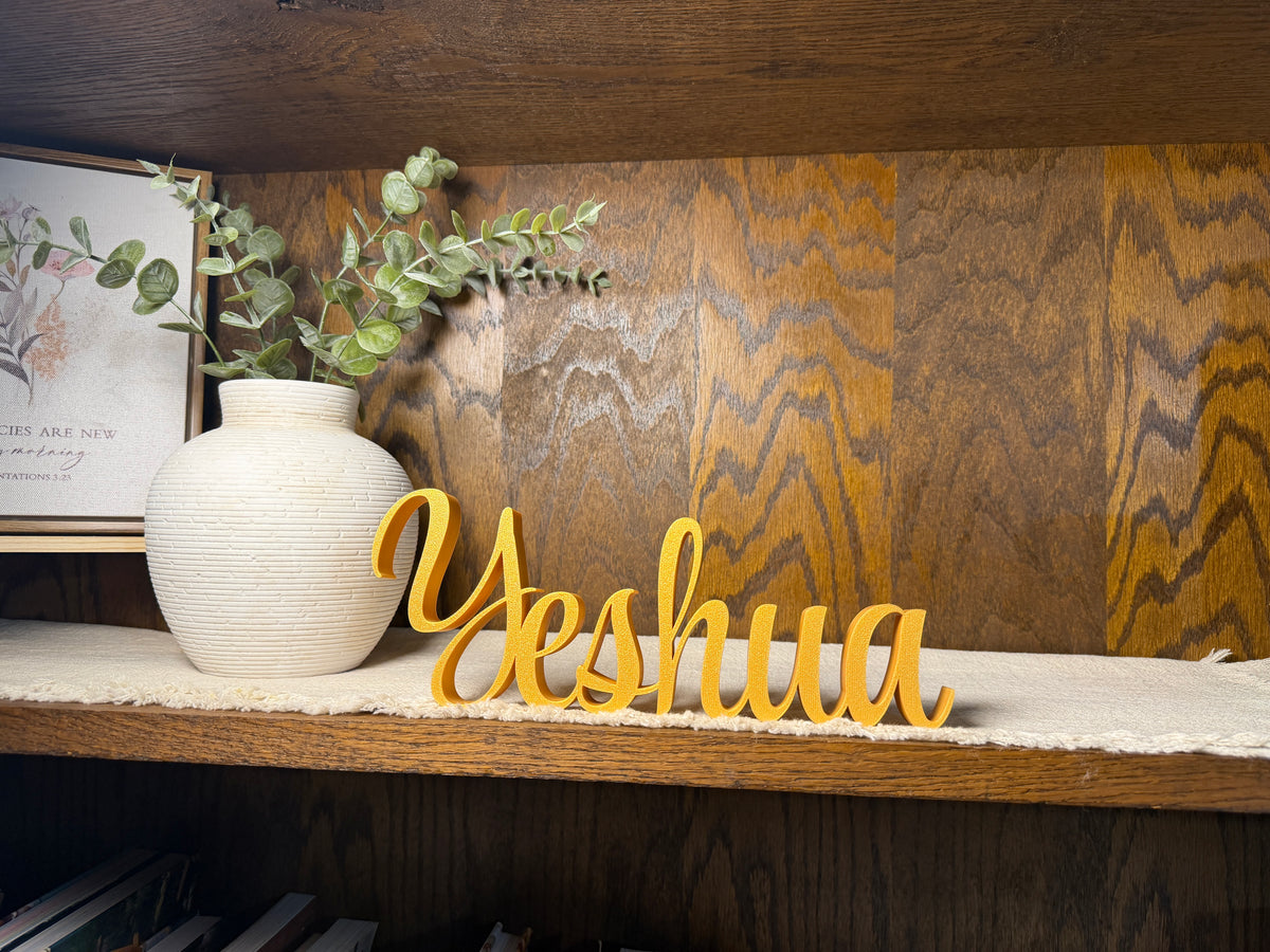 Yeshua Freestanding Sign Decor