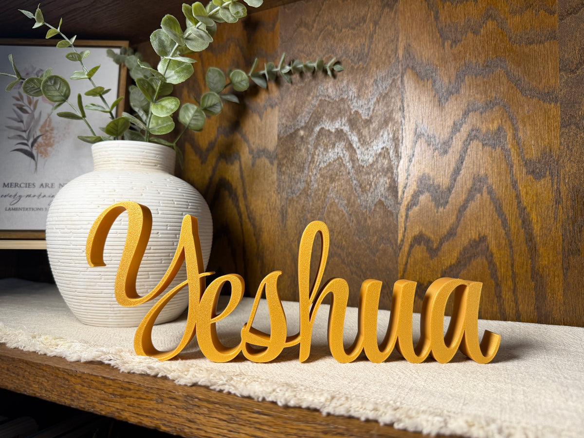 Yeshua Freestanding Sign Decor