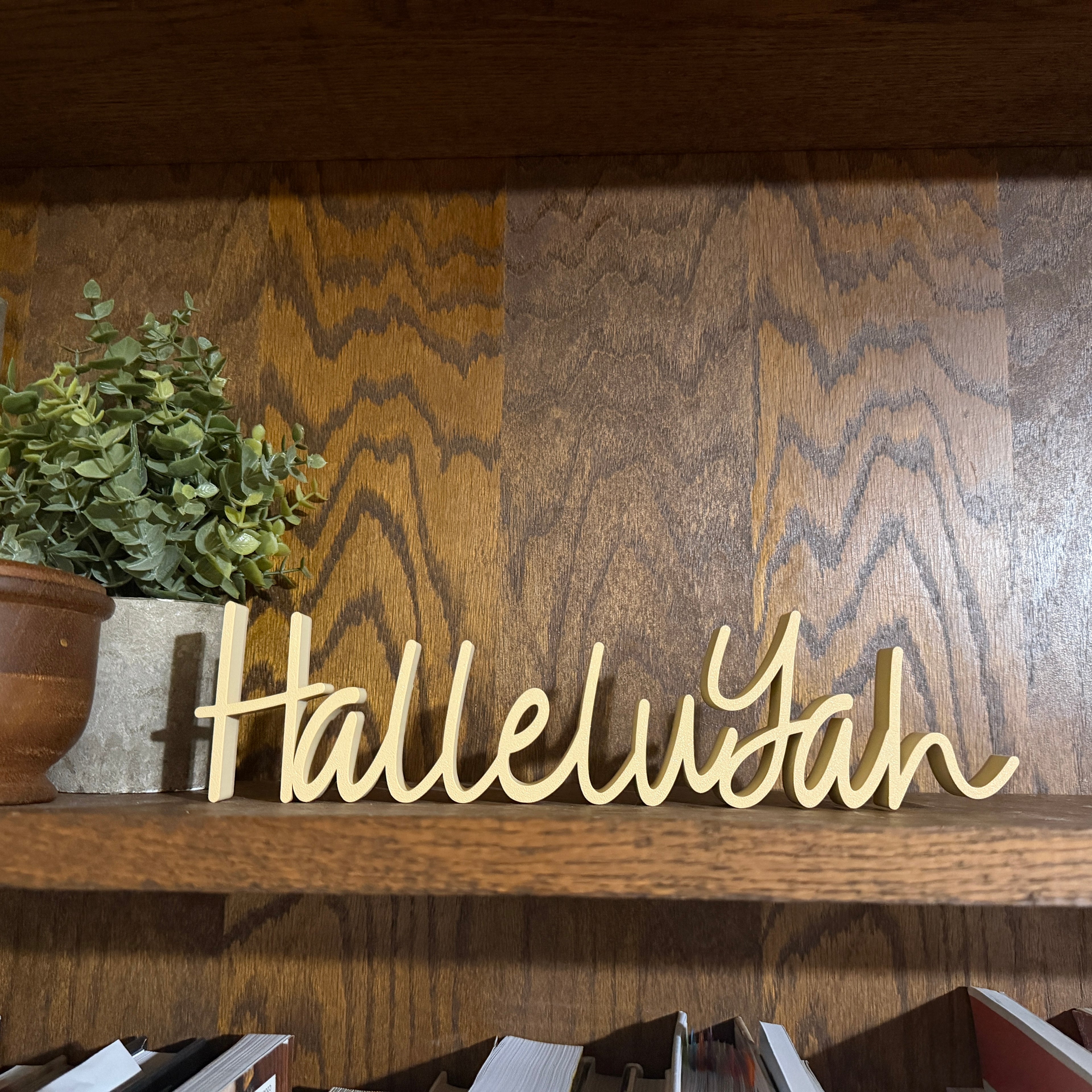 HalleluYah Freestanding Sign Decor