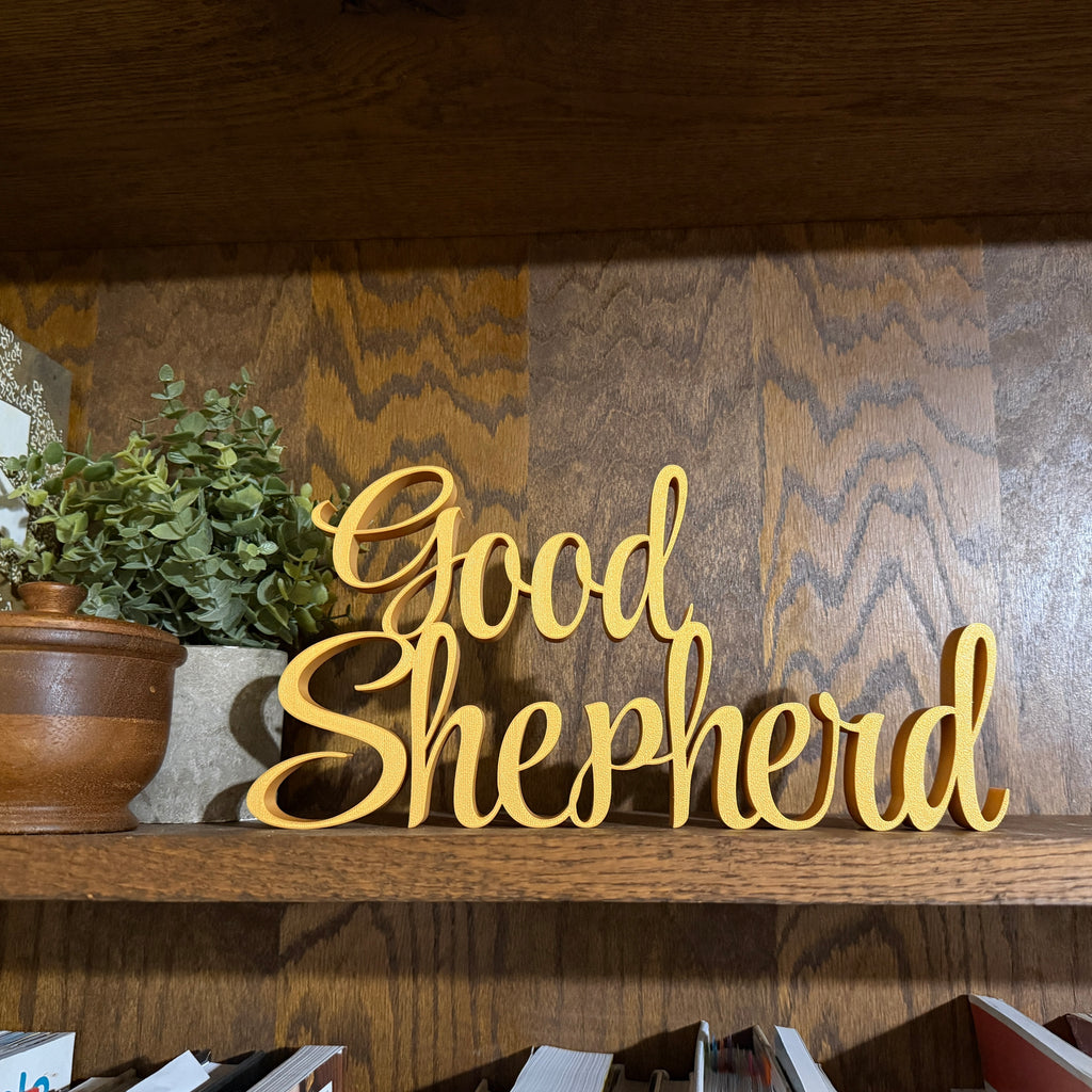Good Shepherd Freestanding Sign Decor