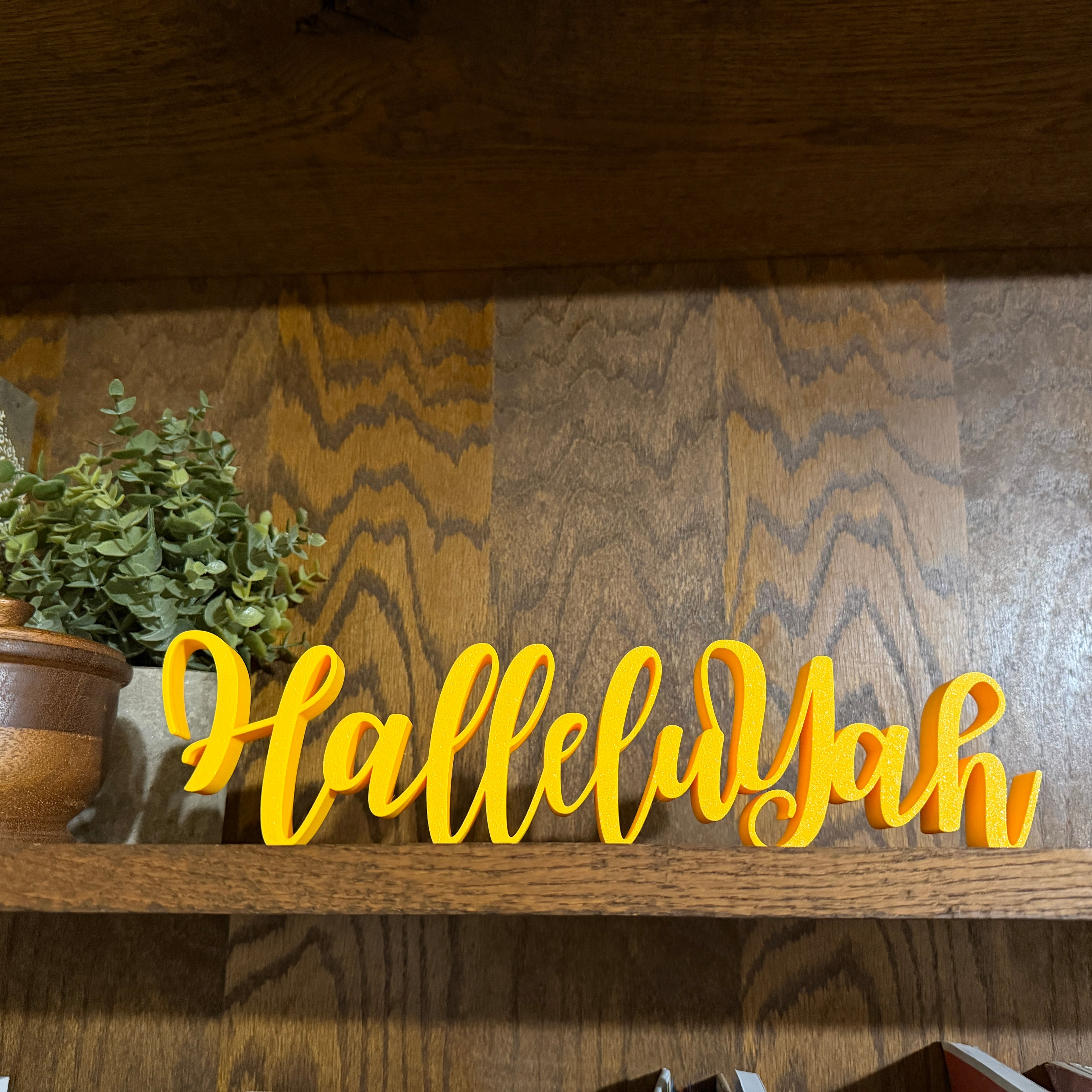 HalleluYah Freestanding Sign Decor