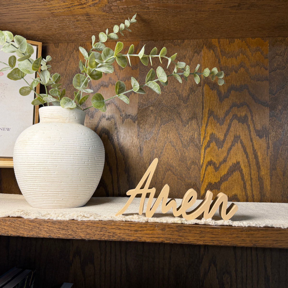 Amen Freestanding Sign Decor