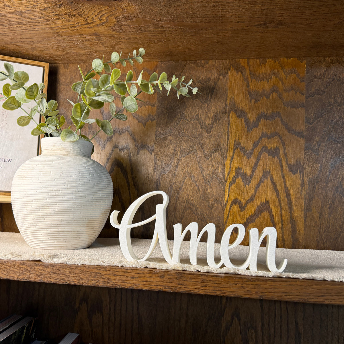 Amen Freestanding Sign Decor