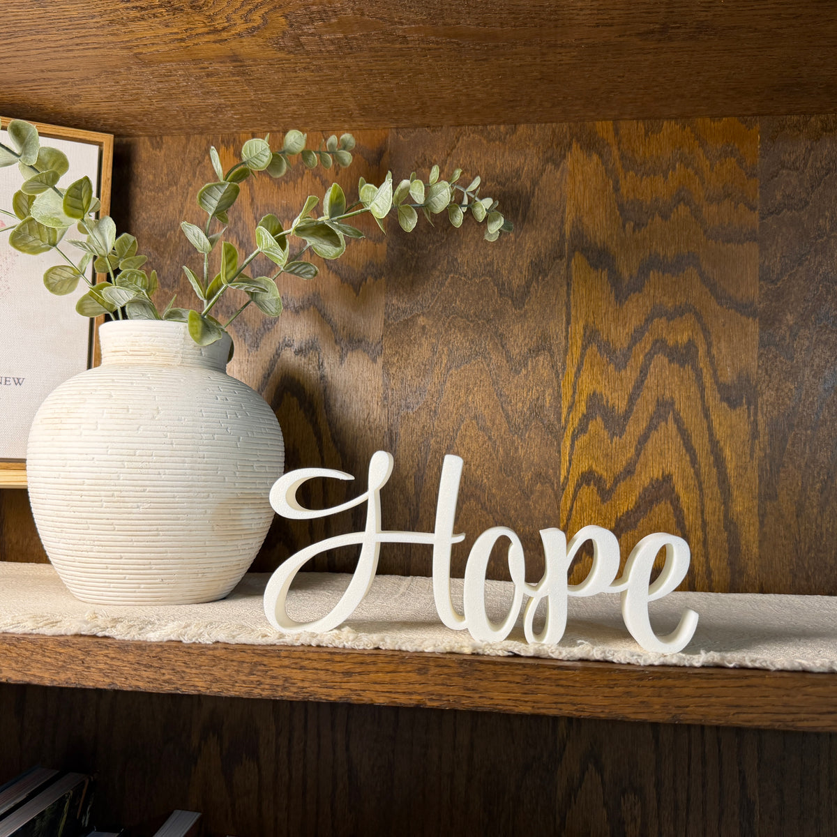 Hope Freestanding Sign Decor | Faith Hope Love Bundle