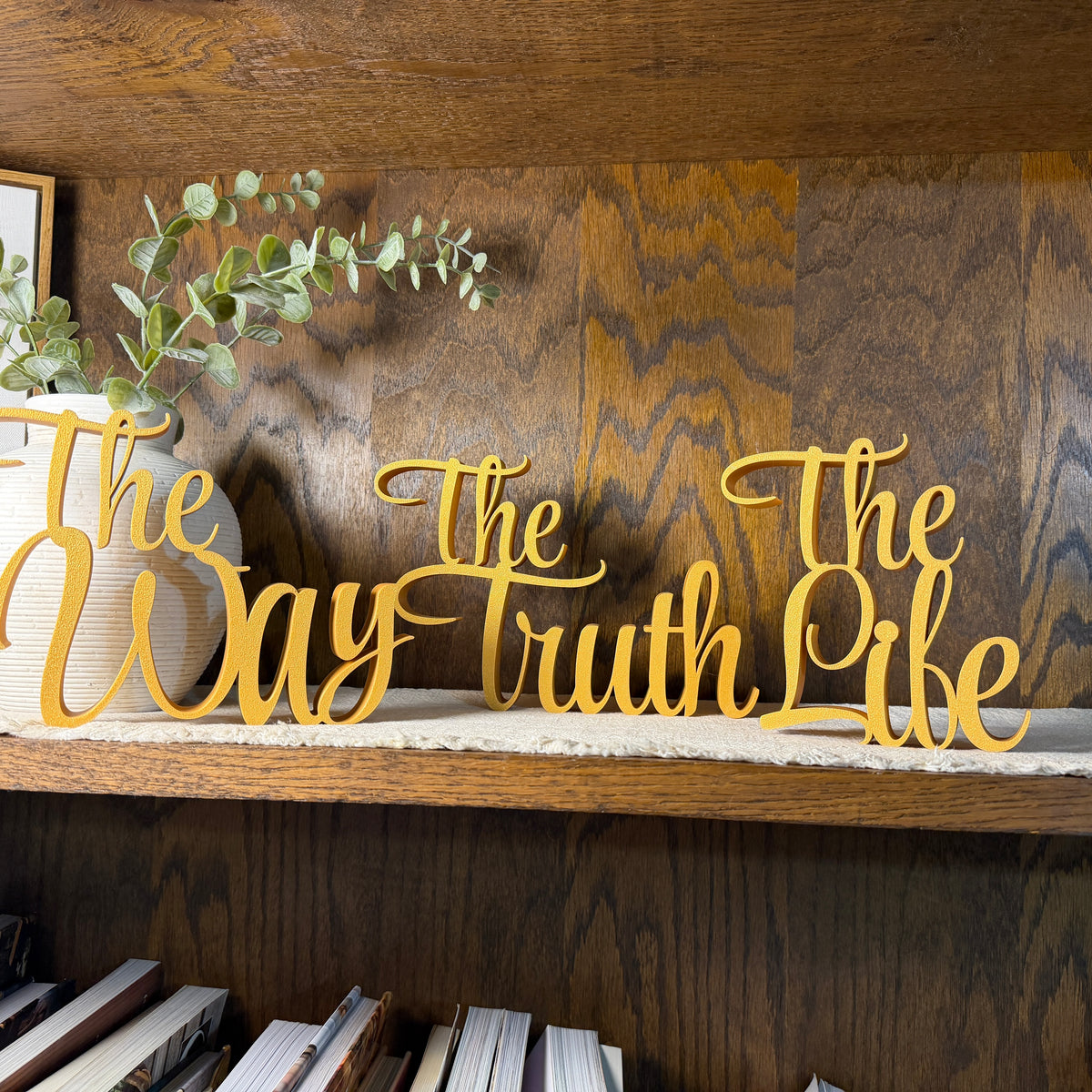 The Way The Truth The Life Bundle Freestanding Sign Decor