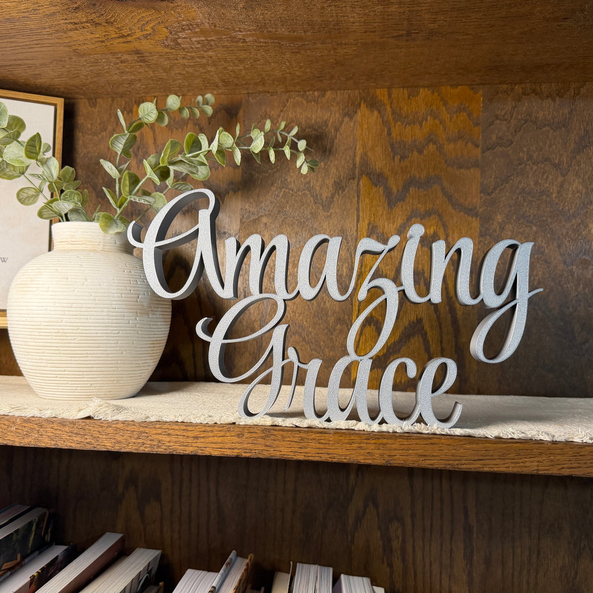Amazing Grace Freestanding Sign Decor