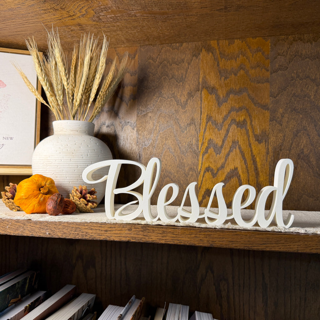 Blessed Freestanding Sign Decor