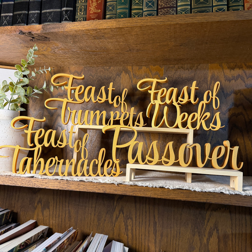 Passover Freestanding Sign Decor | Feast Days Bundle Available