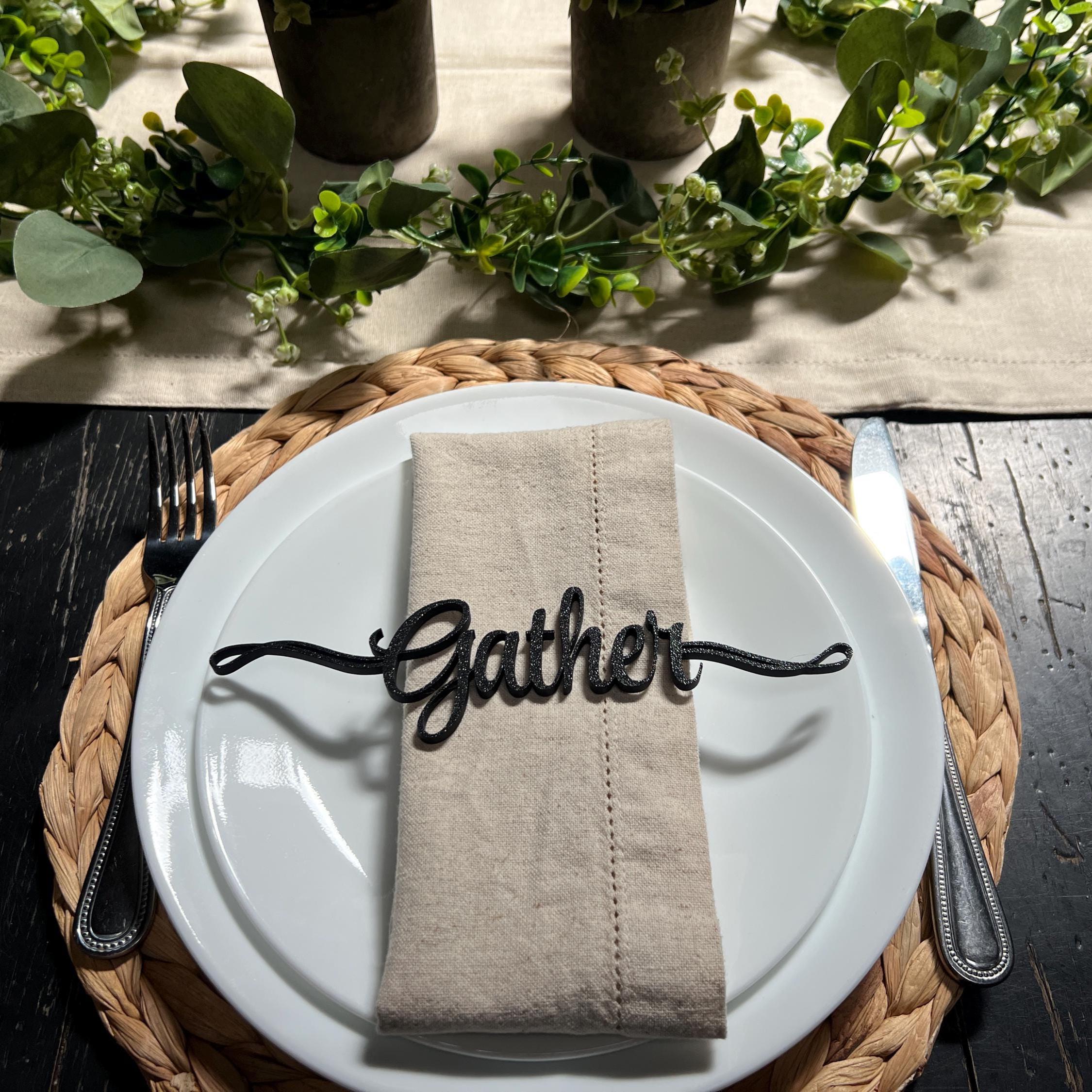 Gather Plate Decor | Gather Table Decor