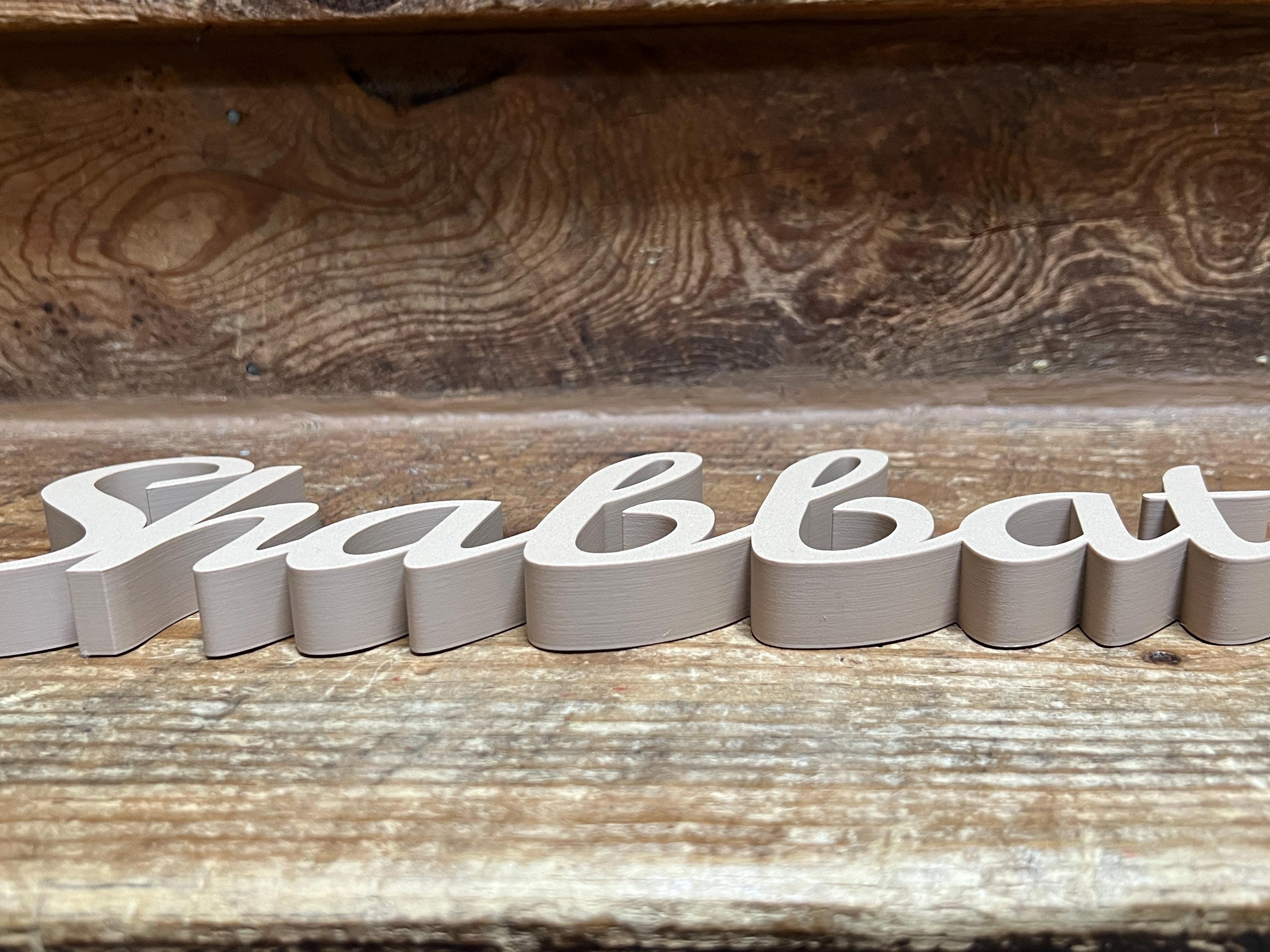 Shabbat Freestanding Sign Decor | Shabbat Shalom Bundle Available