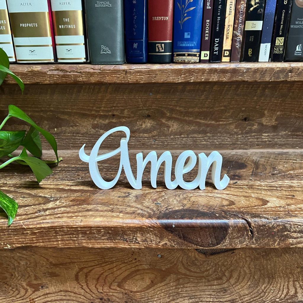 Amen Freestanding Sign Decor