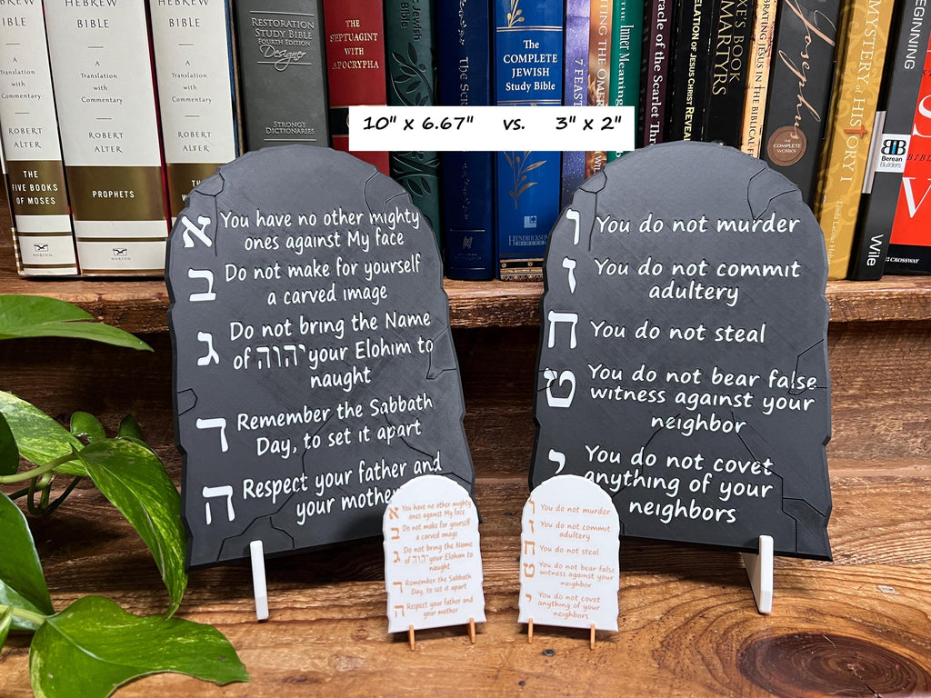 The Ten Commandments Tablets | 3D Printed