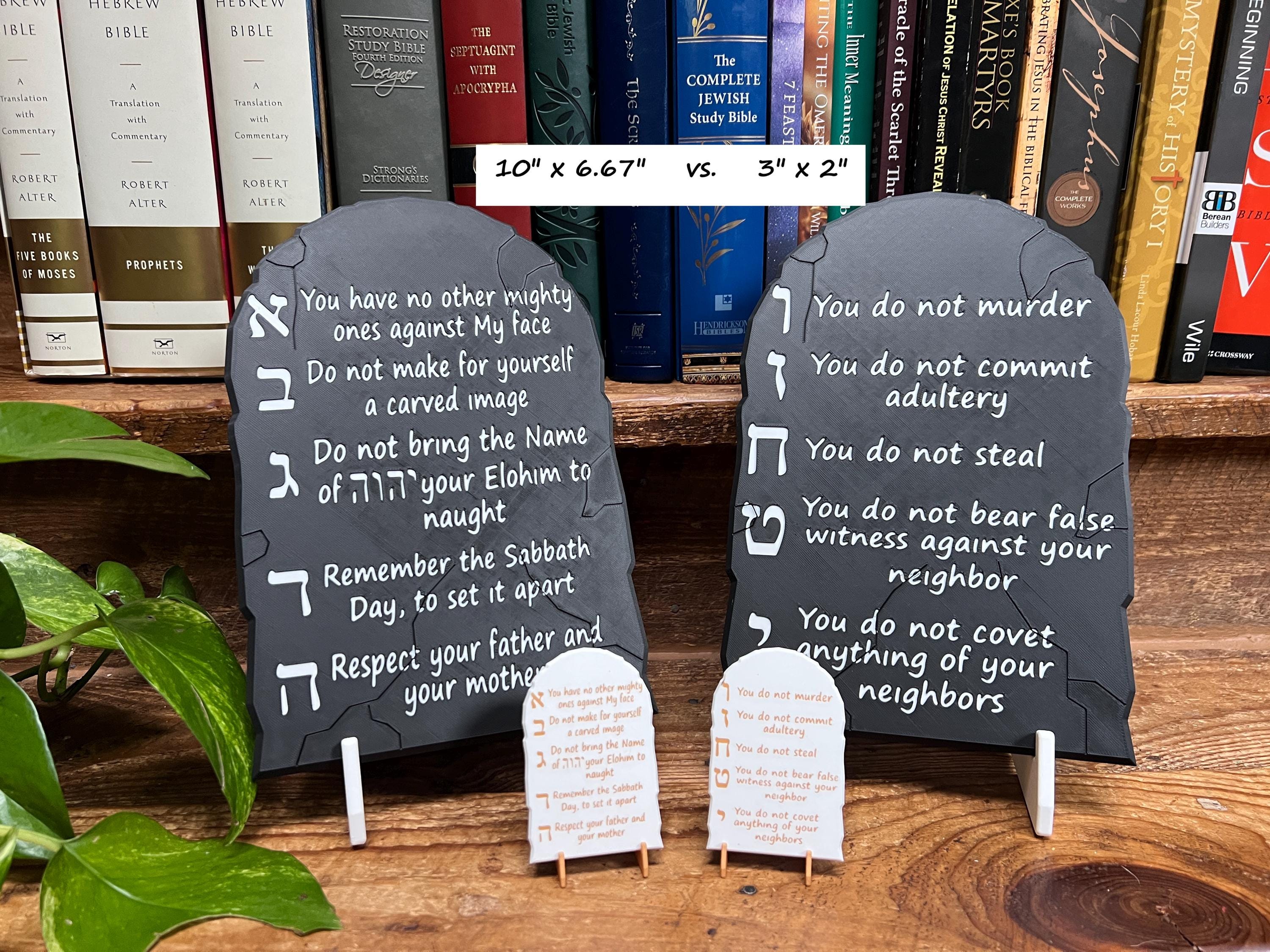 The Ten Commandments Tablets | 3D Printed