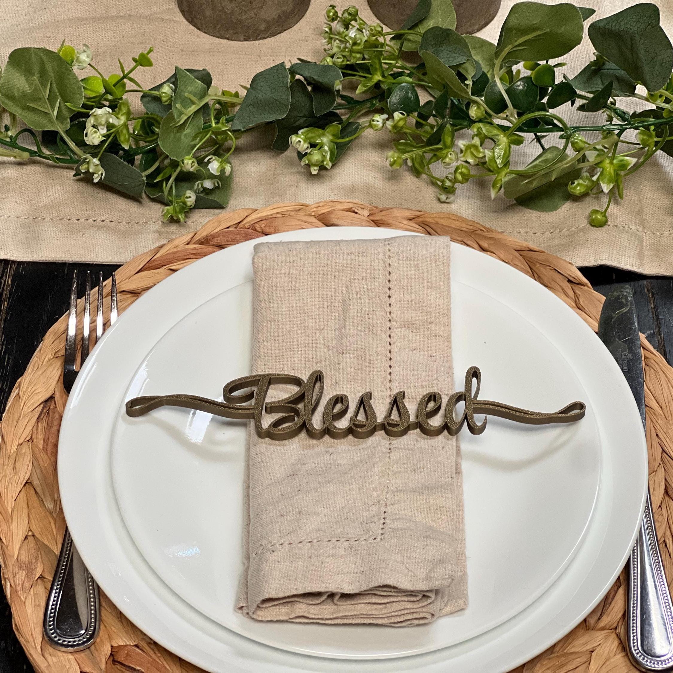 Blessed Plate Decor | Blessed Table Decor