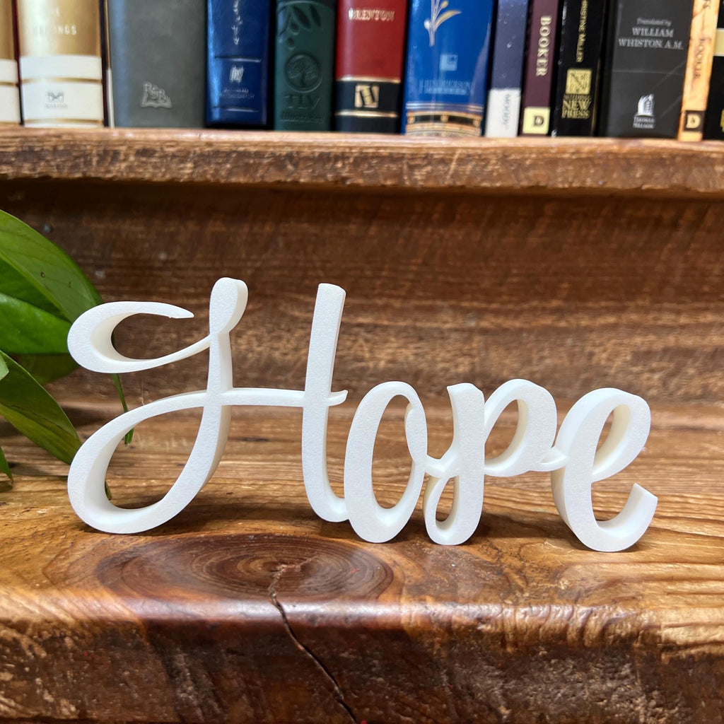 Hope Freestanding Sign Decor | Faith Hope Love Bundle