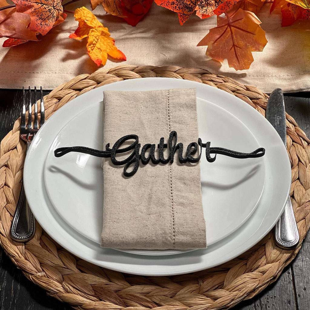 Gather Plate Decor | Gather Table Decor