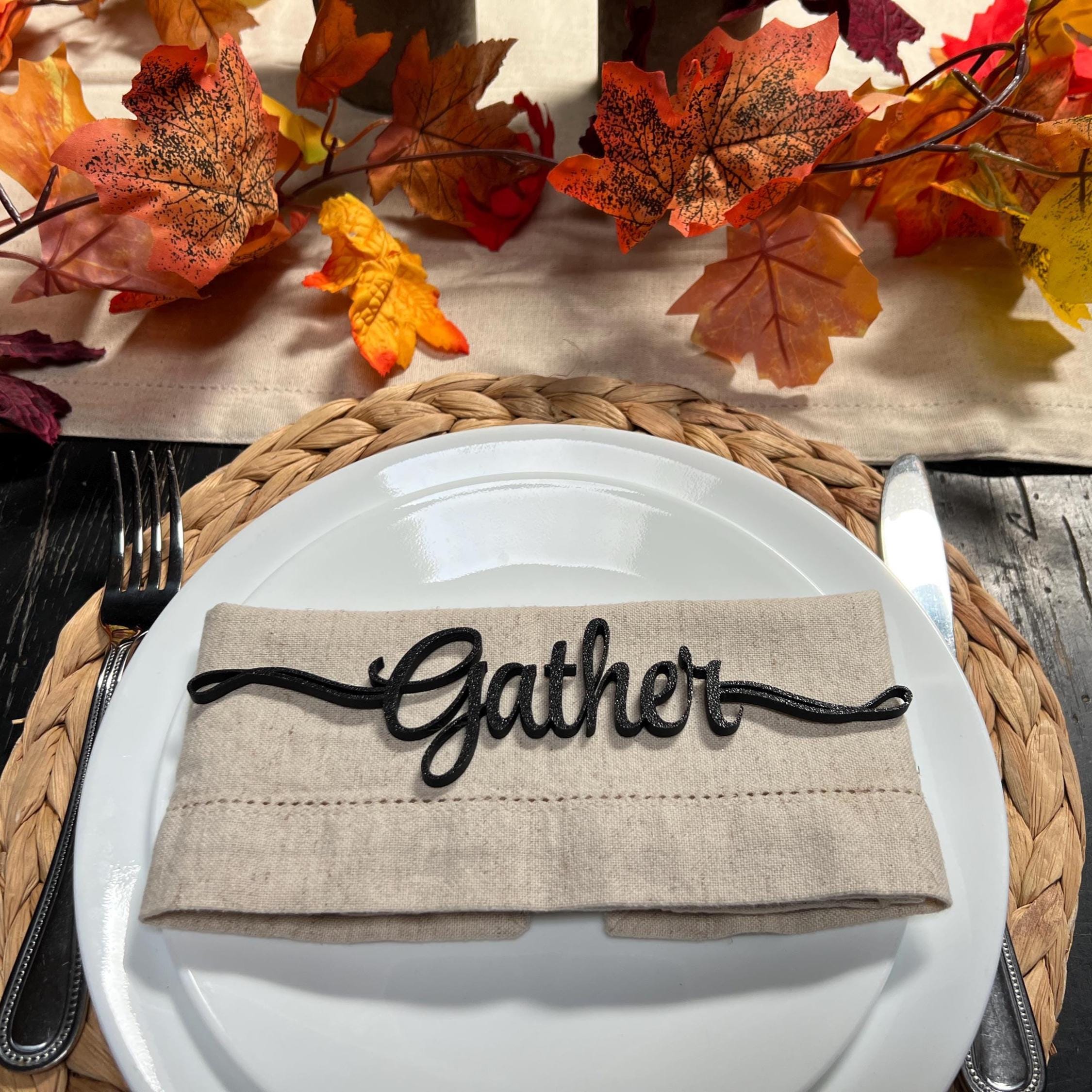 Gather Plate Decor | Gather Table Decor