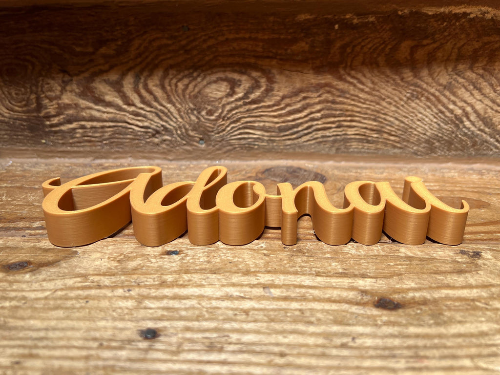Adonai Freestanding Sign Decor