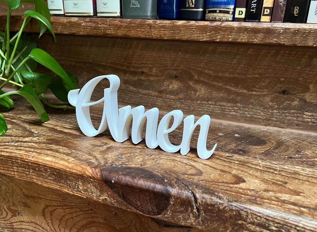 Amen Freestanding Sign Decor