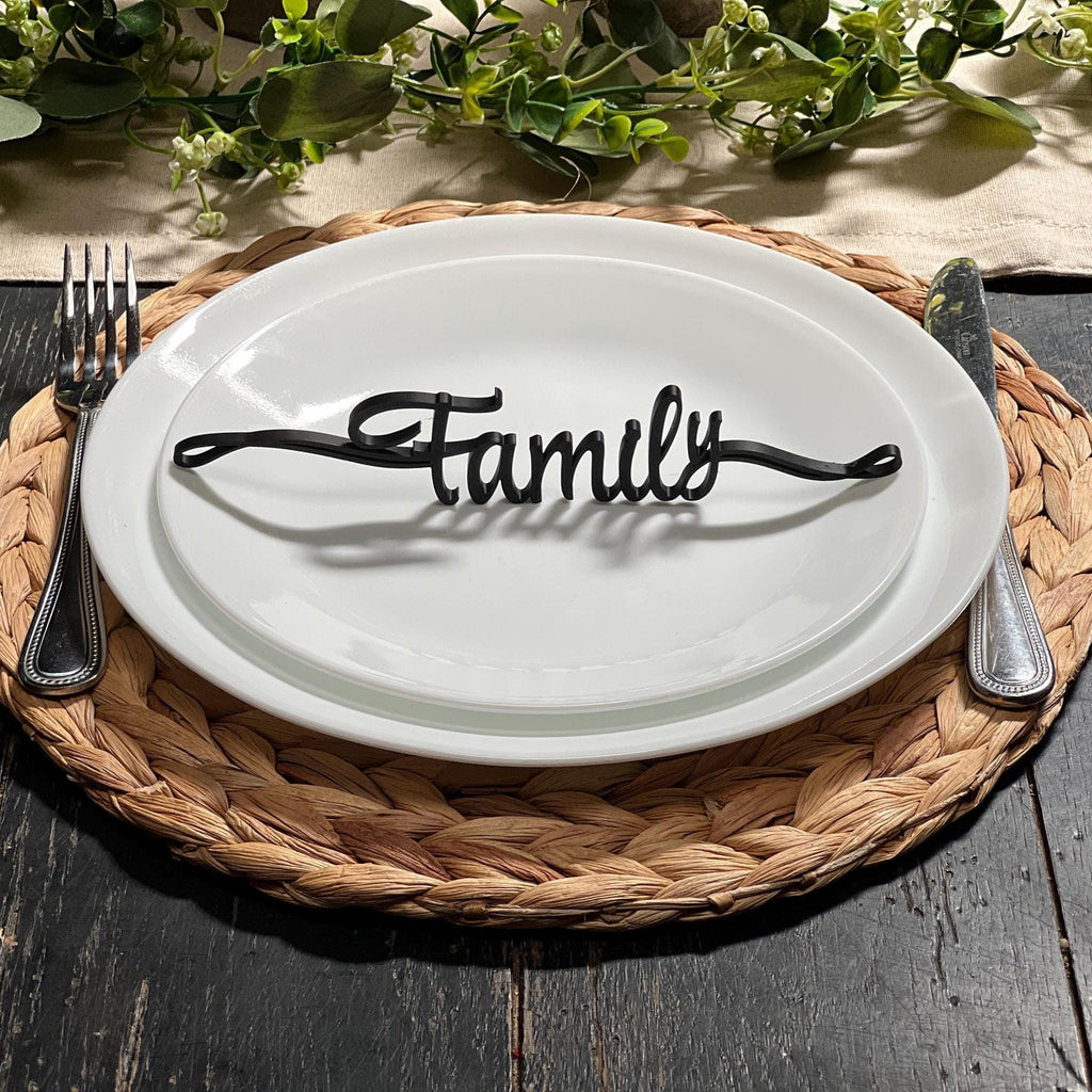 Family Plate Decor | Family Table Decor | Family Place Cards | Thanksgiving Decor | Sukkot Decor | Tabernacles Decor