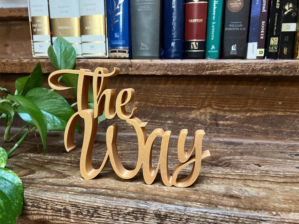 The Way Freestanding Sign Decor | The Way The Truth The Life Bundle