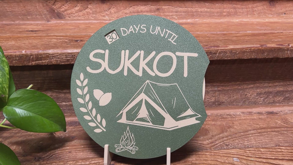 Sukkot Countdown | Sukkot Decor | Sukkot Feast Moedim Decorations